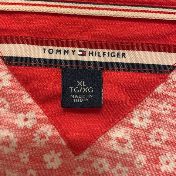 Tommy Hilfiger Red Floral T-Shirt - Picture 2 of 5